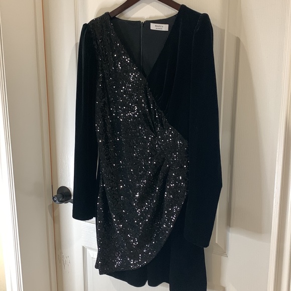 Bailey 44 Dress- Black velvet with sequins. Worn one time. - Picture 9 of 9